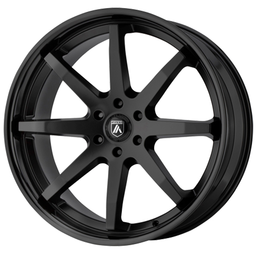 Asanti Black Label ABL-32 Satin Black W/ Gloss Black Lip - Part Number ABL32-29012730 Asanti Black Label ABL-32 Satin Black W/ Gloss Black Lip Photo