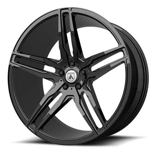 Asanti Black Label ABL-12 Gloss Black - Part Number ABL12-20905235BK Asanti Black Label ABL-12 Gloss Black Photo