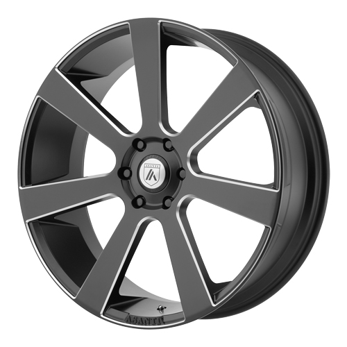 Asanti Black Label ABL-15 Satin Black W/ Milled Spokes - Part Number ABL15-24903415BM Asanti Black Label ABL-15 Satin Black W/ Milled Spokes Photo