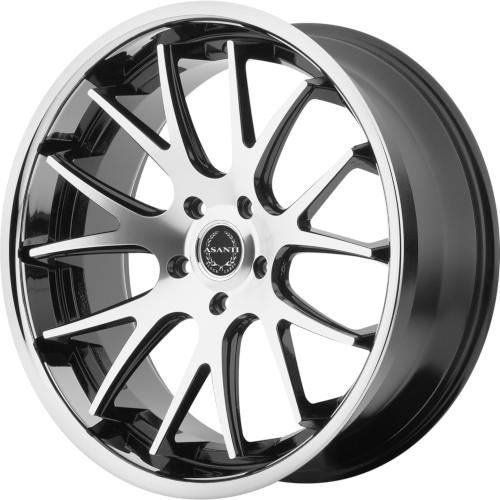 Asanti Black Label ABL-3 Silver Machined W/ SS Lip - Part Number ABL3-20103640SL Asanti Black Label ABL-3 Silver Machined W/ SS Lip Photo