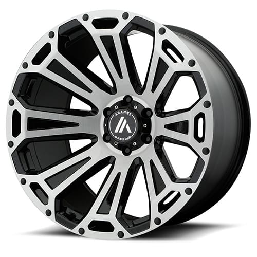 Asanti Offroad AB813 Black Brushed - Part Number AB813-201261BB40N Asanti Offroad AB813 Black Brushed Photo