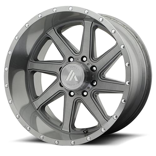Asanti Offroad AB814 Titanium Brushed - Part Number AB814-201068TB20NR Asanti Offroad AB814 Titanium Brushed Photo