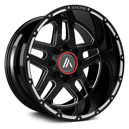 Asanti Offroad AB809 Black Milled - Part Number AB809-17905012NGM Asanti Offroad AB809 Black Milled Photo