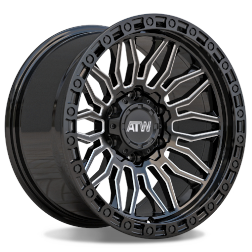 ATW Nile Gloss Black W/ Milled Spokes & Black Lip Photo