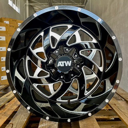 ATW Offroad 005 Gloss Black W/ Milled Spokes Photo