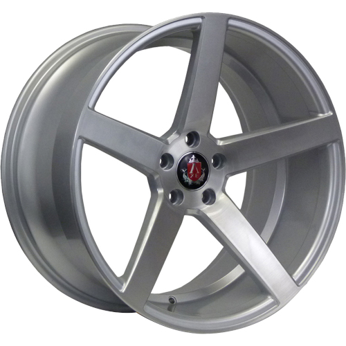 Axe EX18 Gloss Silver W/ Machined Face - Part Number 920BLANK38EX18S-5x120 Axe EX18 Gloss Silver W/ Machined Face Photo