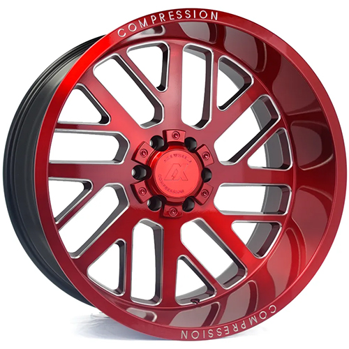Axe Off-Road 2.2 Candy Red W/ Milled Accents - Part Number 22128165-44AX2RM Axe Off-Road 2.2 Candy Red W/ Milled Accents Photo