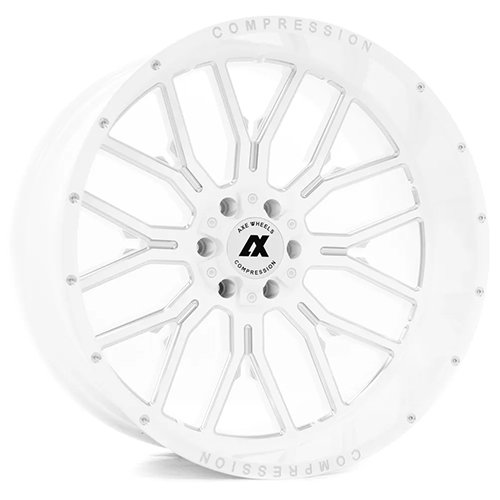 Axe Off-Road AX6.3 Gloss White Milled - Part Number 241412H-76AX6WM Axe Off-Road AX6.3 Gloss White Milled Photo