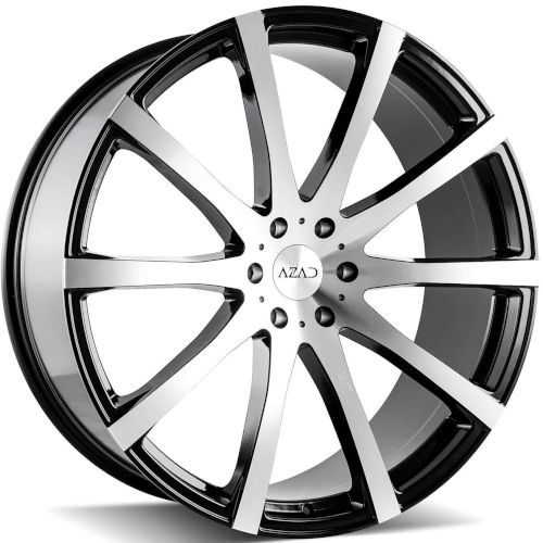 Azad AZ1970 Black With Machined Face - Part Number AZ197022955115+15BMF Azad AZ1970 Black With Machined Face Photo