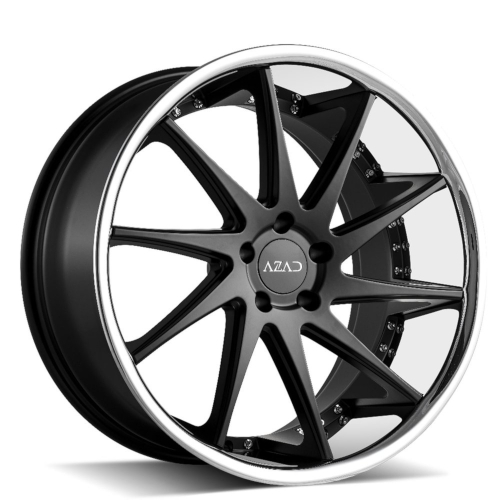 Azad AZ23 Black With Stainless Lip - Part Number AZ232095114+20B/SSL Azad AZ23 Black With Stainless Lip Photo