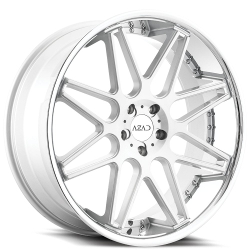 Azad AZ77 Brushed Silver With Stainless Lip - Part Number AZ77221055130+42BR/SSL Azad AZ77 Brushed Silver With Stainless Lip Photo