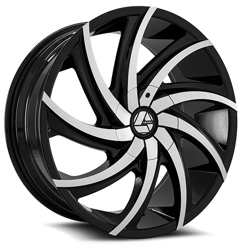Azara AZA-503 Black Machined - Part Number AZAC503228551143120+38BM Azara AZA-503 Black Machined Photo