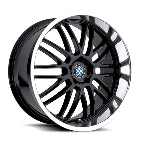 Beyern Mesh Gloss Black W/ Chrome Lip - Part Number 2010BYM205120B72 Beyern Mesh Gloss Black W/ Chrome Lip Photo
