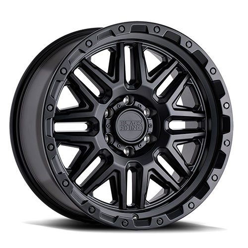 Black Rhino Alamo Black W/ Black Bolts - Part Number 2090ALA126140M12 Black Rhino Alamo Black W/ Black Bolts Photo