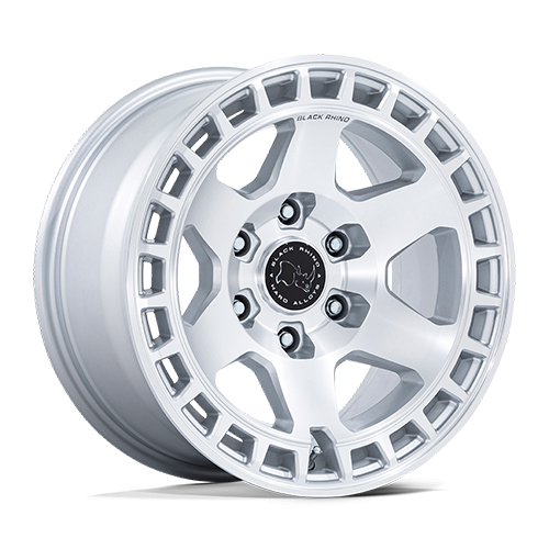 Black Rhino Bahari BR022 Gloss Silver W/ Machined Face