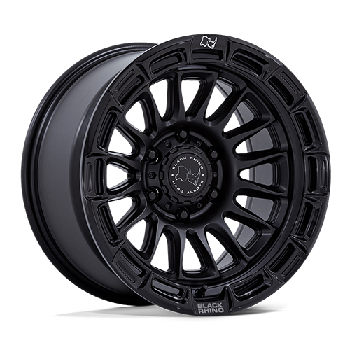 Black Rhino Rival BR025 Matte Black With Gloss Black Lip - Part Number BR025MB17906301 Black Rhino Rival BR025 Matte Black With Gloss Black Lip Photo