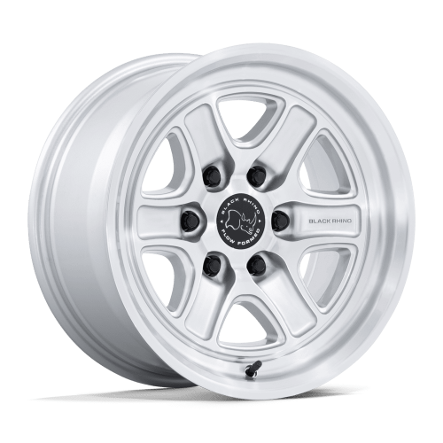 Black Rhino Br032 Echo Gloss Silver W/ Machined Face