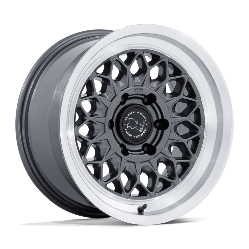Black Rhino Br034 Graz Gloss Gunmetal w/ Machined Lip