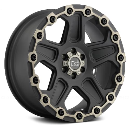 Black Rhino COG Matte Black W/ Dark Tint Lip - Part Number 1895COG005140F78 Black Rhino COG Matte Black W/ Dark Tint Lip Photo