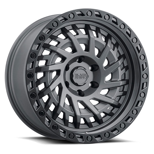Black Rhino Shredder Matte Gunmetal W/ Black Lip - Part Number 1895SHD-85127G71 Black Rhino Shredder Matte Gunmetal W/ Black Lip Photo