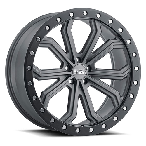 Black Rhino Trabuco Matte Gunmetal W/ Black Lip - Part Number 1780TBC305127G71 Black Rhino Trabuco Matte Gunmetal W/ Black Lip Photo