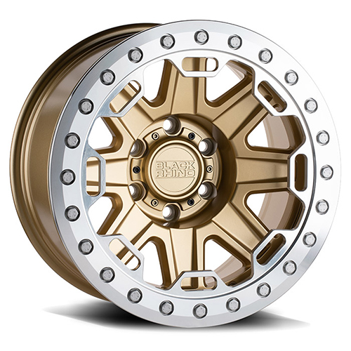Black Rhino Rift Matte Gold W/ Machined Lip - Part Number 1785RFT-88170L25 Black Rhino Rift Matte Gold W/ Machined Lip Photo