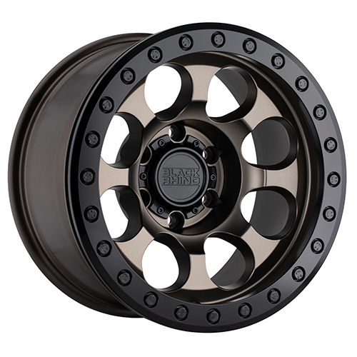 Black Rhino Riot Beadlock Matte Bronze W/ Black Bolts - Part Number 1785RIT-85114Z71 Black Rhino Riot Beadlock Matte Bronze W/ Black Bolts Photo
