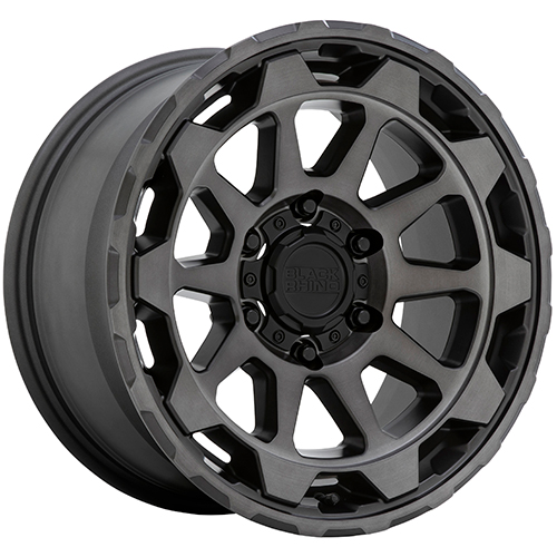 Black Rhino Rotor Matte Gunmetal W/ Brushed Tinted Face - Part Number 1785RTR126120G67 Black Rhino Rotor Matte Gunmetal W/ Brushed Tinted Face Photo