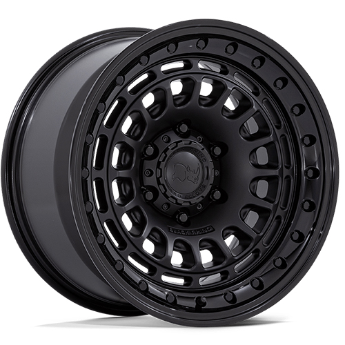Black Rhino Sahara Matte Black W/ Gloss Black Lip - Part Number BR014MB17906412N Black Rhino Sahara Matte Black W/ Gloss Black Lip Photo