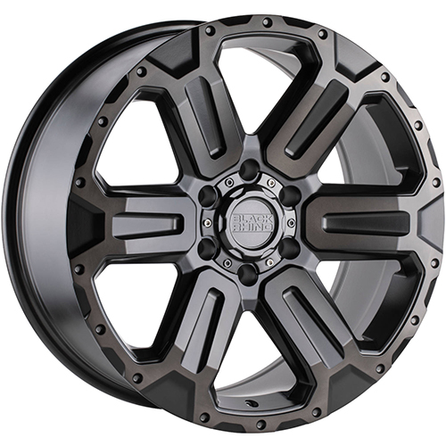 Black Rhino Wanaka Matte Gunmetal W/ Brushed Face - Part Number 2090WKA356114G76 Black Rhino Wanaka Matte Gunmetal W/ Brushed Face Photo