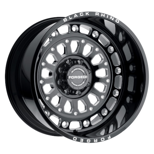Black Rhino Centurion Gloss Black W/ Milled Spokes - Part Number 2414CNT-66140B12 Black Rhino Centurion Gloss Black W/ Milled Spokes Photo