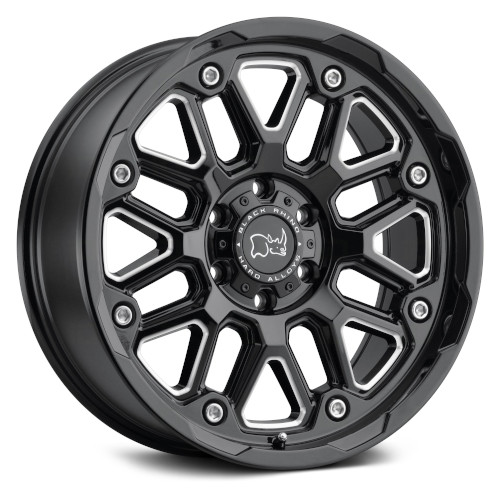 Black Rhino Hollister Gloss Black W/Milled Spoke Photo