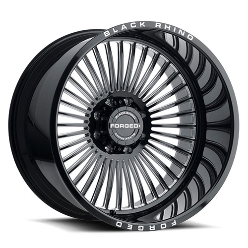 Black Rhino Horus Gloss Black W/ Milled Spokes - Part Number 2414HRS-65127B71 Black Rhino Horus Gloss Black W/ Milled Spokes Photo