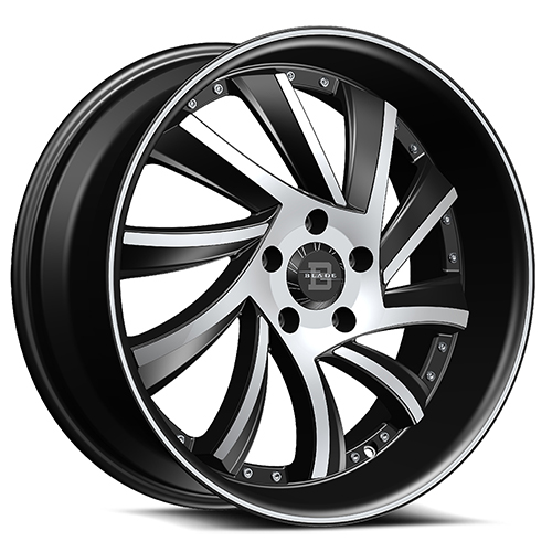 Blade Luxury Sliced Gloss Black Machined - Part Number BSL-47622855120+35GBM Blade Luxury Sliced Gloss Black Machined Photo