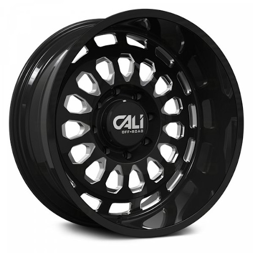 Cali Offroad Paradox 9113 Gloss Black W/ Milled Spokes - Part Number 9113-2981BM Cali Offroad Paradox 9113 Gloss Black W/ Milled Spokes Photo