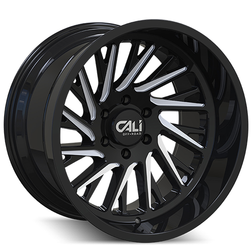 Cali Offroad Purge 9114 Gloss Black Milled Spokes - Part Number 9114-24478BM Cali Offroad Purge 9114 Gloss Black Milled Spokes Photo