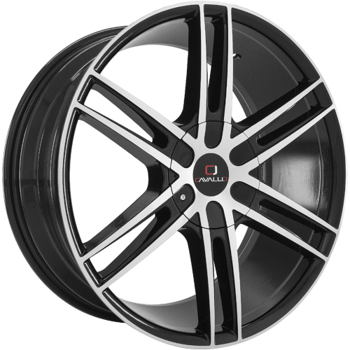 Cavallo CLV-20 Gloss Black W/ Machined Face - Part Number CLV-20208551143120+35BM Cavallo CLV-20 Gloss Black W/ Machined Face Photo