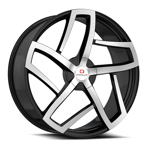 Cavallo CLV-50 Gloss Black Machined - Part Number CLV-50188041001143+35BM Cavallo CLV-50 Gloss Black Machined Photo