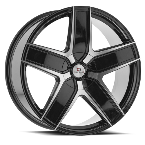 Cavallo CLV-C-31 Gloss Black W/ Machined Face - Part Number CLV-C-31188051121143+35BM Cavallo CLV-C-31 Gloss Black W/ Machined Face Photo