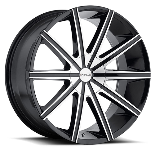 Cavallo CLV-9 Gloss Black Machined - Part Number CLV-9228551001143+34BM Cavallo CLV-9 Gloss Black Machined Photo