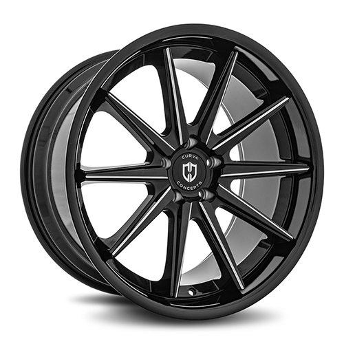 Curva Concepts C24 Gloss Black Milled - Part Number C24-20901123573BMW Curva Concepts C24 Gloss Black Milled Photo