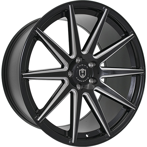 Curva Concepts C49 Black Milled Window - Part Number C49-20901143573BMW Curva Concepts C49 Black Milled Window Photo