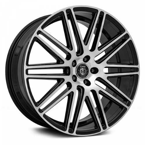 Curva Concepts C50 Black Machined Face - Part Number C50-22901143373BMF Curva Concepts C50 Black Machined Face Photo
