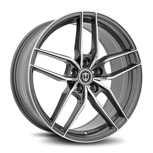 Curva Concepts CFF25 Gun Metal Machine Face - Part Number CFF25-18851143573GMMF Curva Concepts CFF25 Gun Metal Machine Face Photo