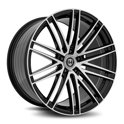 Curva Concepts CFF50 Gloss Black Machine Face - Part Number CFF50-201051152573BMF Curva Concepts CFF50 Gloss Black Machine Face Photo