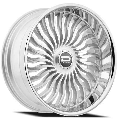 Dazz D102 Snatch Brushed Gloss Silver W/ Chrome Stainless Lip