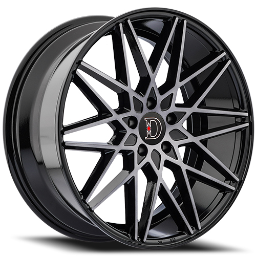 Defy D03 Gloss Black Machined W/ Dark Tinted Clear