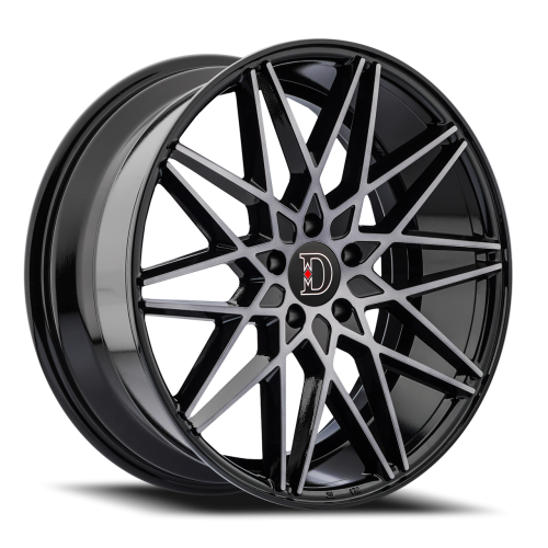 Defy Road Wheels D03 Gloss Black Machined w/ Dark Tint