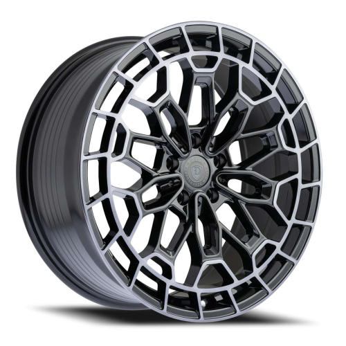 Defy Road Wheels D13 Gloss Black Machined w/ Dark Tint
