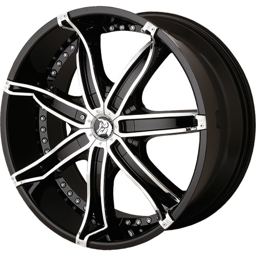 Diablo DNA Gloss Black W/ Chrome Inserts - Part Number DNA-2285D403873B Diablo DNA Gloss Black W/ Chrome Inserts Photo